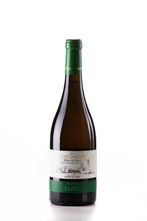 Bottle of Prat d'Hores white wine